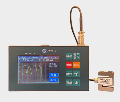 智取SS高精度數(shù)顯拉壓力檢測儀微型傳感器觸摸屏測力儀校準(zhǔn)儀